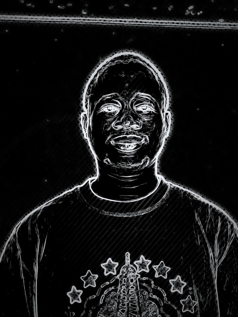 Oluwayemi Oyinlola Michael, drawn as a line study
